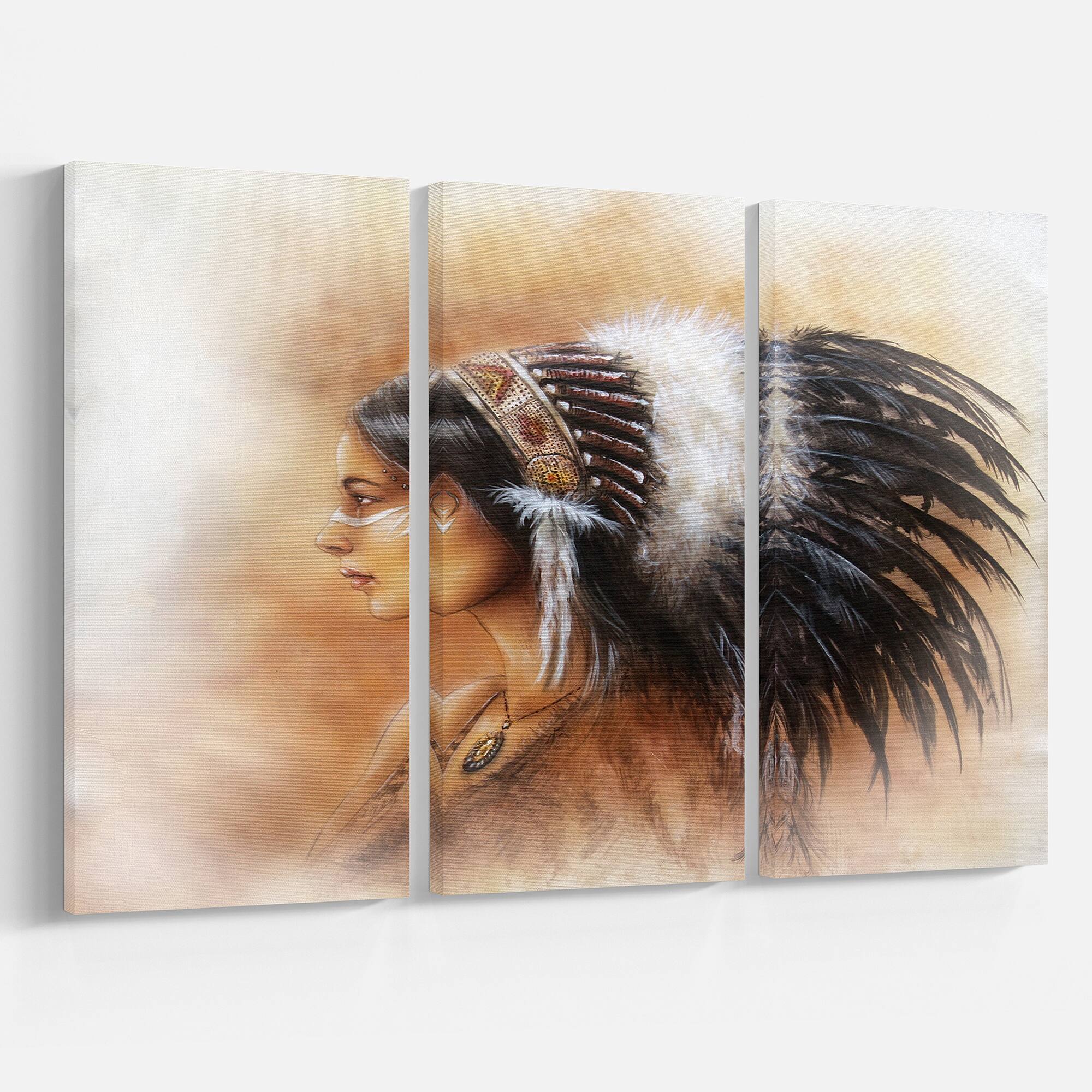 Designart - Indian Woman in Traditional Clothing